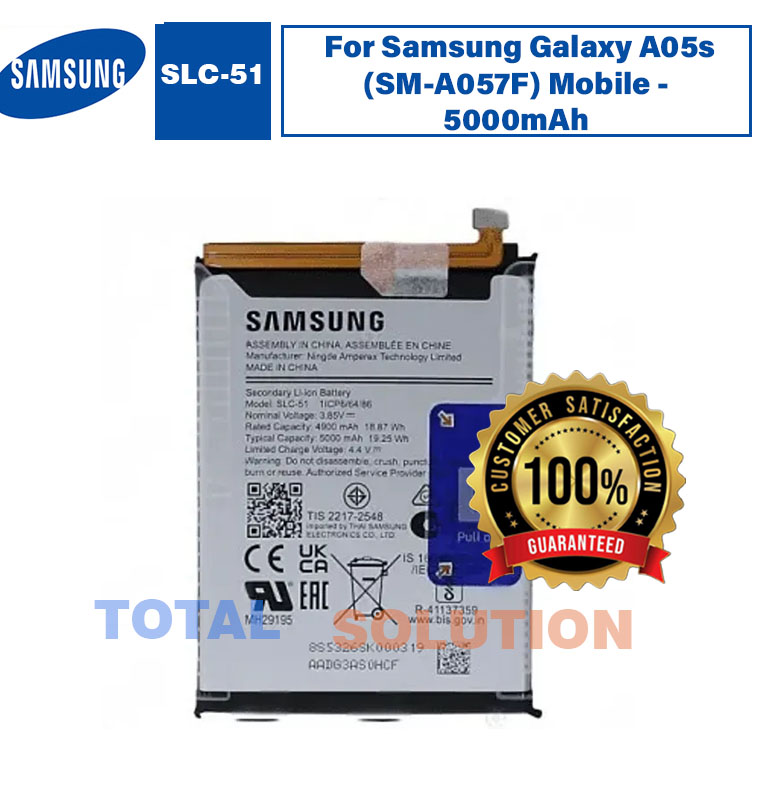 BRAND NEW Original Samsung SLC-51 Battery For Samsung Galaxy A05s (SM-A057F) Mobile - 5000mAh