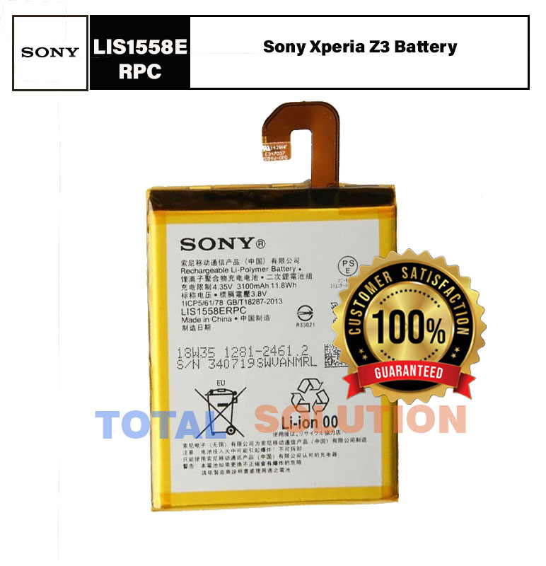 Original Sony Xperia Z3 Battery LIS1558ERPC - 3100mAh