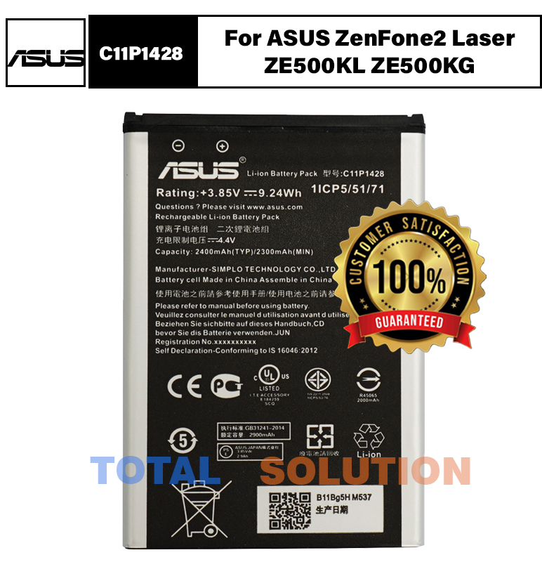 Original Asus C11P1428 Asus Battery For Asus ZE500KL Asus ZE500KG Mobile Battery