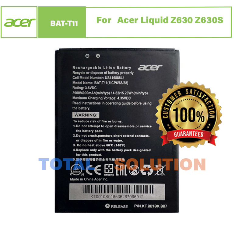 Original  BRAND NEW Acer Liquid Z630 / Z630s Battery BAT-T11 - 4000mA