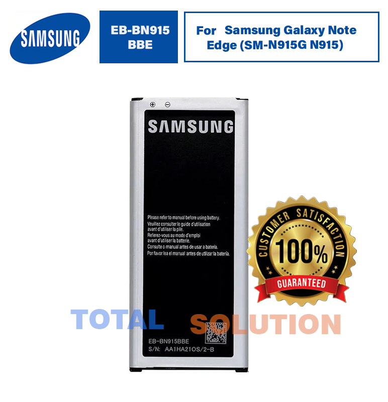 Original NEW  Samsung EB-BN915BBE Samsung  Battery For Samsung Galaxy Note Edge (Samsung  SM-N915G N915) - 3000mAh