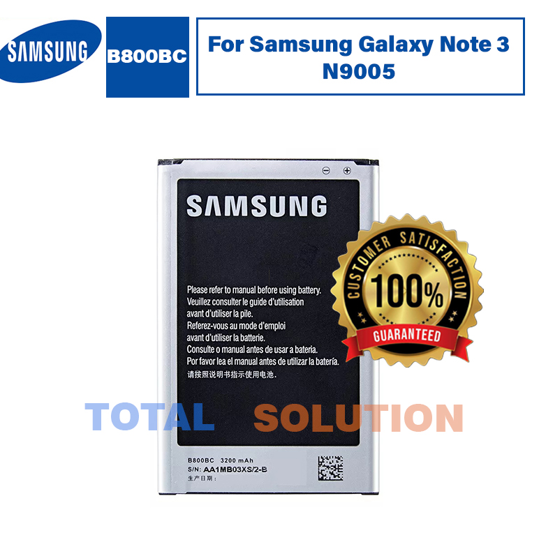 Original B800BC Battery For Samsung Galaxy Note 3 N9005 B800BE - 3200mAh