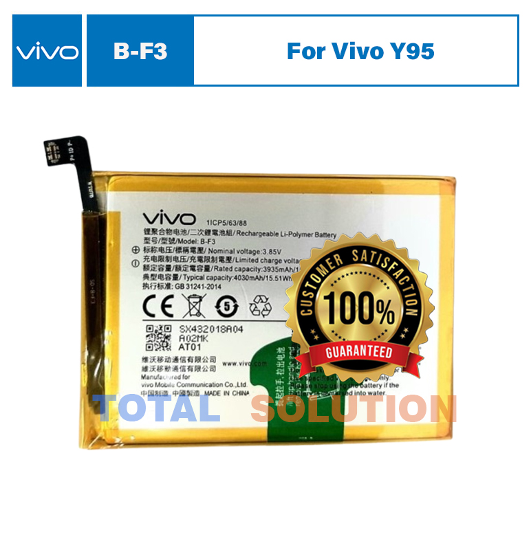 BRAND NEW ORIGINAL B-F3 BF3 BATTERY FOR VIVO Y91, Y91i, Y93 and Y95 Mobiles - 4030mAh