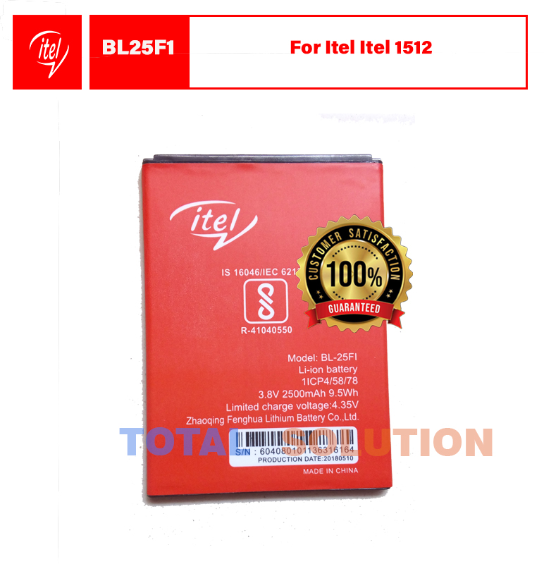 Original Itel BL-25FI battery with 2500 mAh