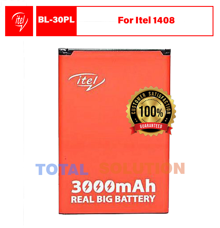 Original Itel BL-30PL BL30PL Battery For Itel 1408 Mobile 3000mAh