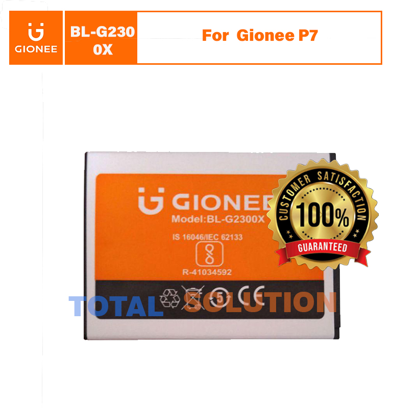 Original Gionee BL-G2300X battery for Gionee P7 with 2300 mAh