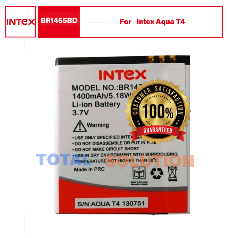 Original  Intex BR1455BD Battery For Intex Aqua T4 - 1400mAh