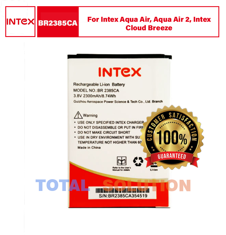 Intex BR2385CA Battery For Intex Aqua Air, Aqua Air 2, Intex Cloud Breeze Mobiles