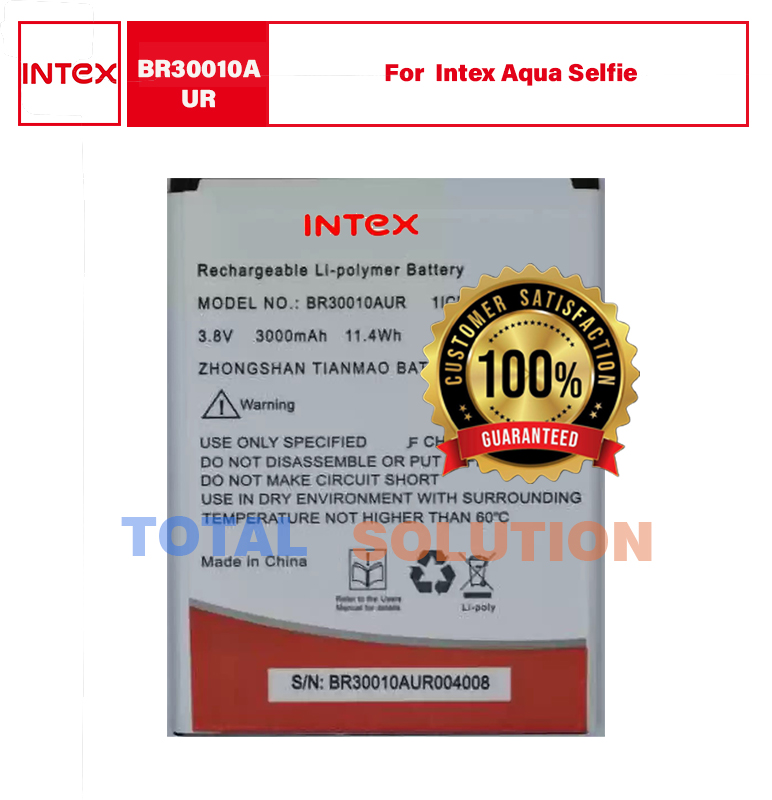 Original Intex BR30010AUR Battery for Intex Aqua Selfie