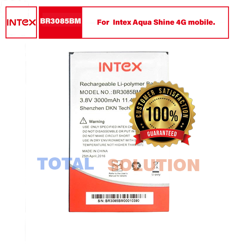 Original  Intex BR3085BM Battery for Intex Aqua Shine 4G mobile