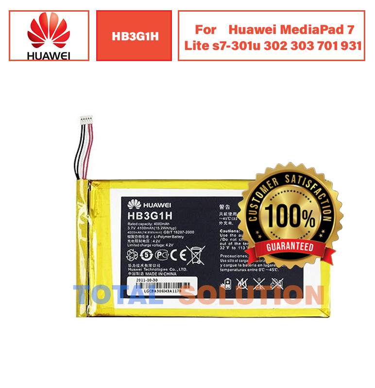 Original HB3G1H Battery For Huawei MediaPad 7 Lite s7-301u 302 303 701 931