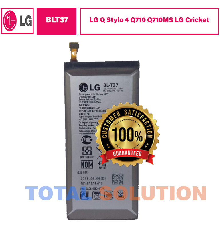 ORIGINAL BL-T37 BLT37 BATTERY FOR LG Q Stylo 4 Q710 Q710MS LG Cricket - 3300mAh
