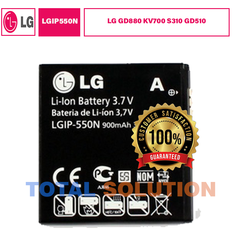 ORIGINAL LGIP-550N BATTERY For LG GD880 KV700 S310 GD510 With 900mAh