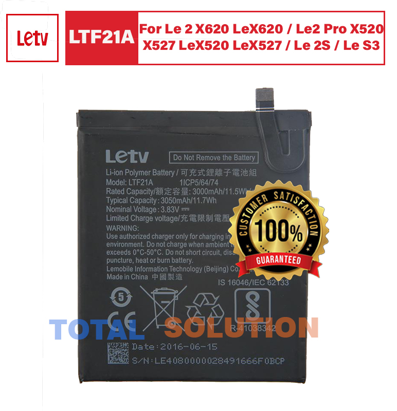 ORIGINAL LeTv LTF21A battery for LeTv 2S with 3000 mAh