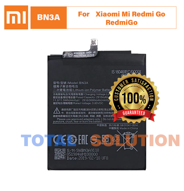 Original Xiaomi Mi Redmi Go RedmiGo Battery BN3A - 3000mAh