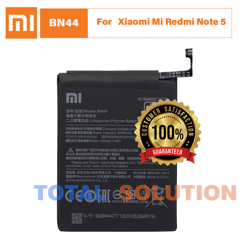Original Xiaomi BN44 Battery For Mi Redmi Note 5 - 4000mAh