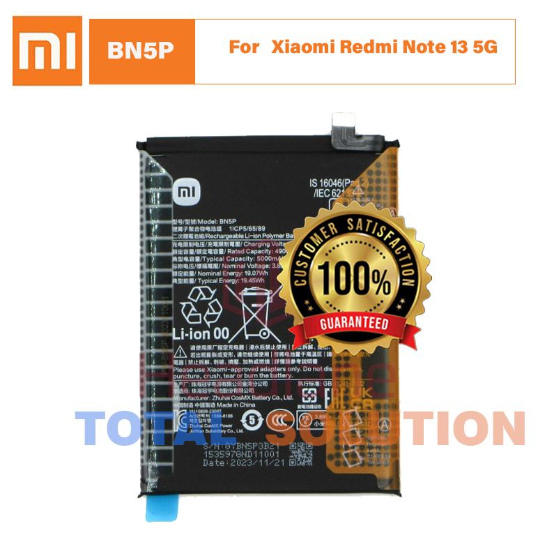 100% Original Brand New Xiaomi Redmi BN5P Battery 5000mAh 6 months warranty
