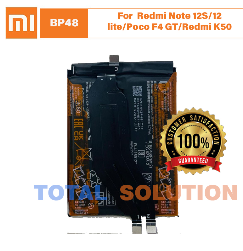 Original Mi Redmi Note 12S/12 lite/Poco F4 GT/Redmi K50 With 47000 mAh