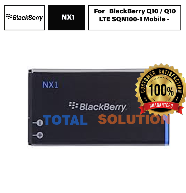 Original BlackBerry NX1 Battery For BlackBerry Q10 / Q10 LTE SQN100-1 Mobile - 2100mAh