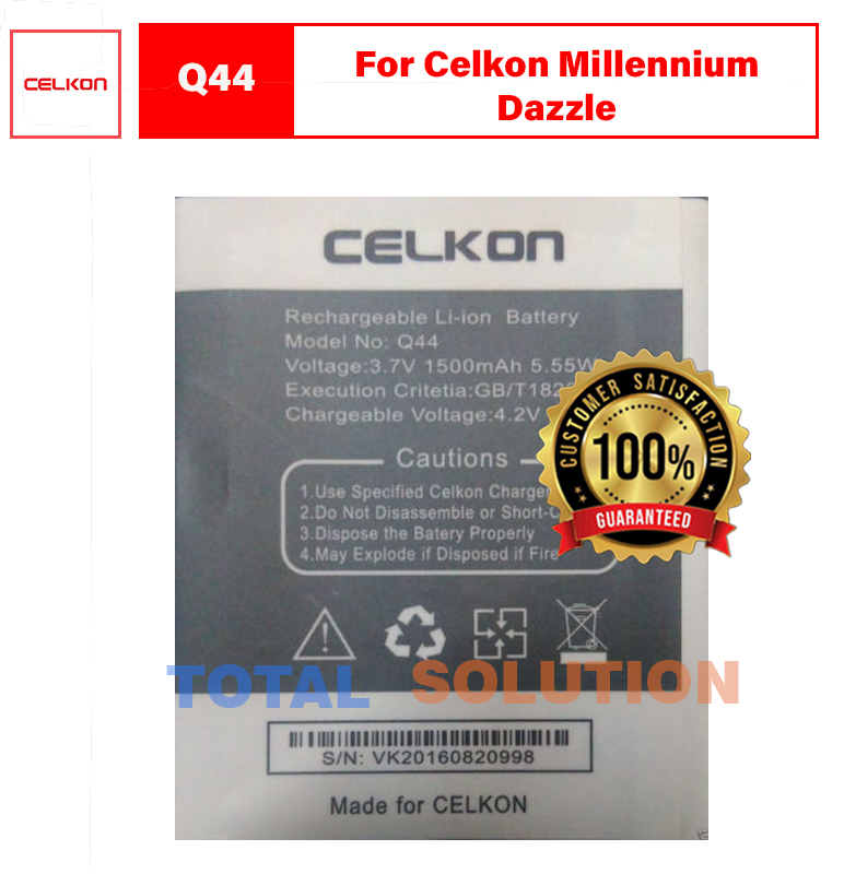 Original Celkon Battery For Celkon Q44 Mobile With 1500mAh