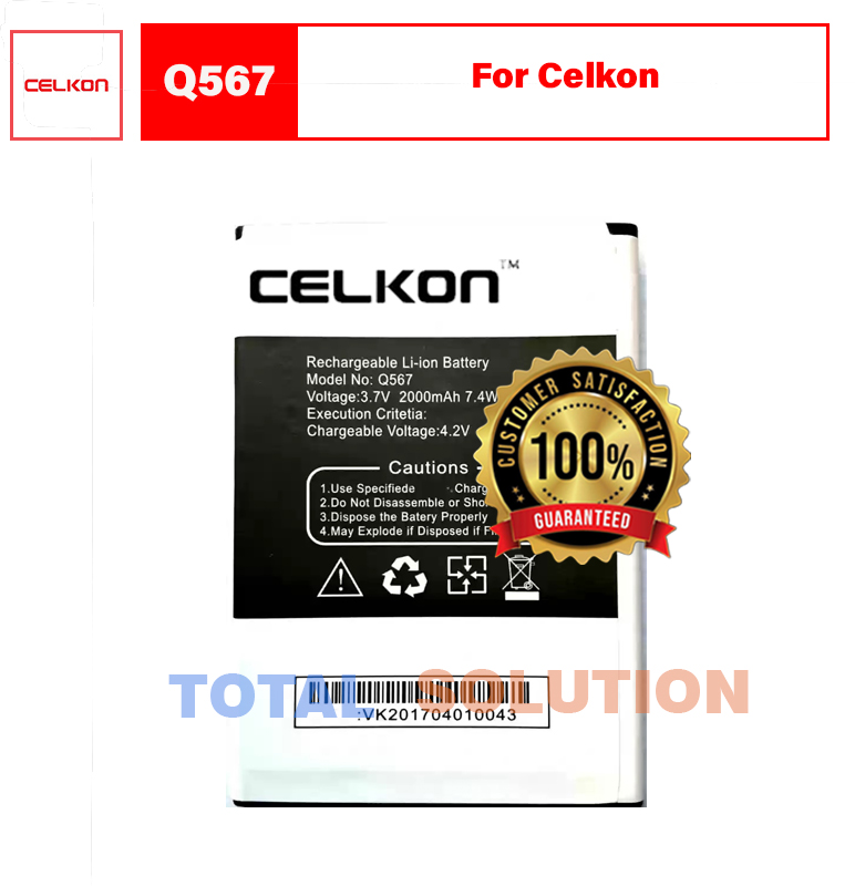 Original Celkon Q567 Mobile with 2000 mAh