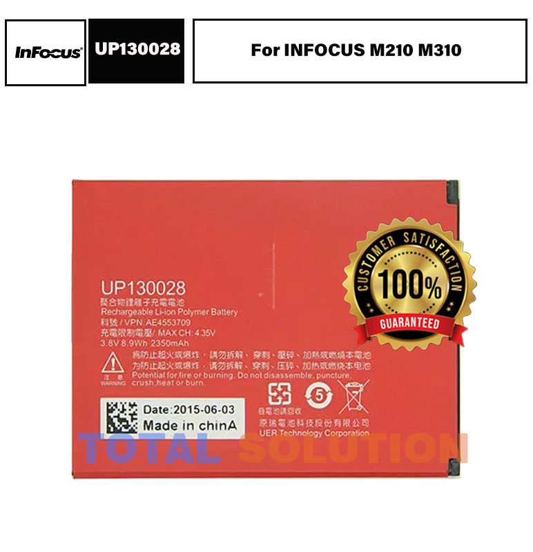NEW Original InFocus M310 M210 Battery UP130028 - 2350mAh