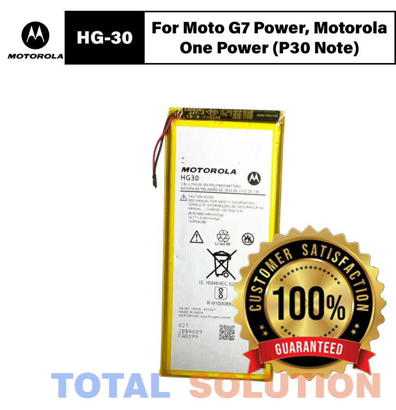 100% Original New Motorola HG30 Battery For Moto G5s G5s+ (G5s Plus) And Moto G6 3000mAh 6 months warranty