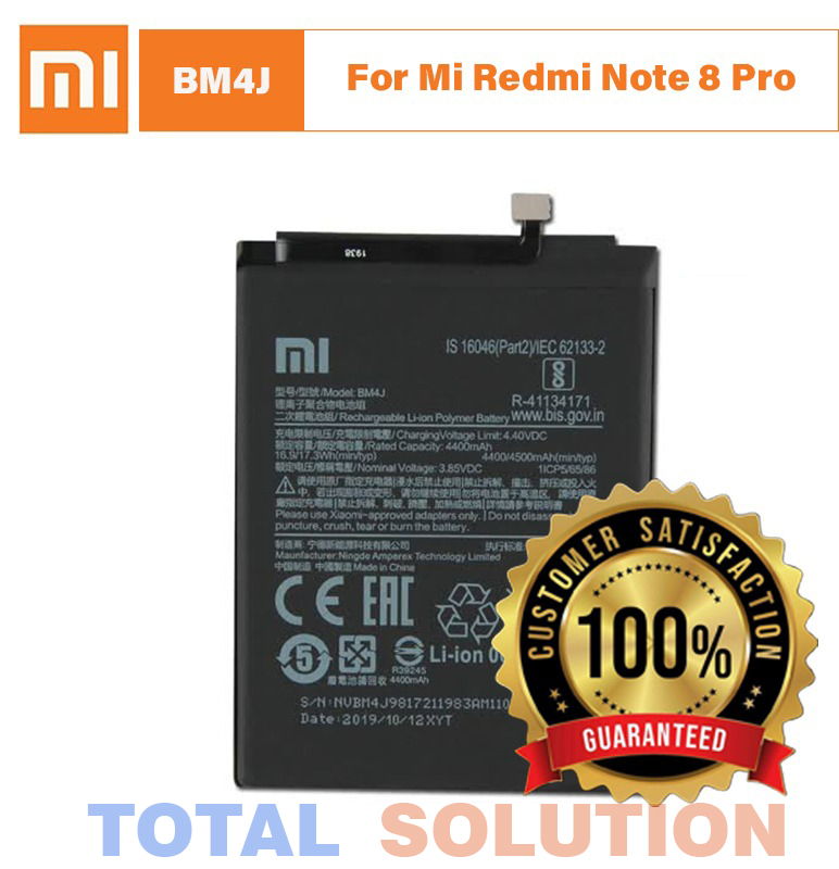 Original brand new Mi BM4J battery for Xiaomi Mi Redmi Note 8 Pro mobile