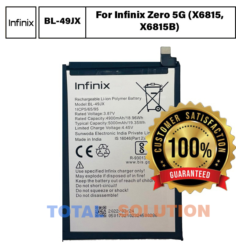 Original Mi BM58 Battery For Xiaomi 11T Pro 5G Mobile - 5000mAh