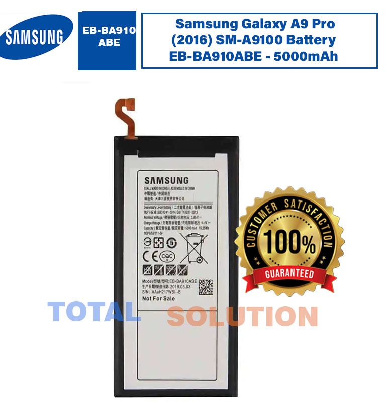 Original Samsung Galaxy A9 Pro (2016) SM-A9100 Battery EB-BA910ABE - 5000mAh