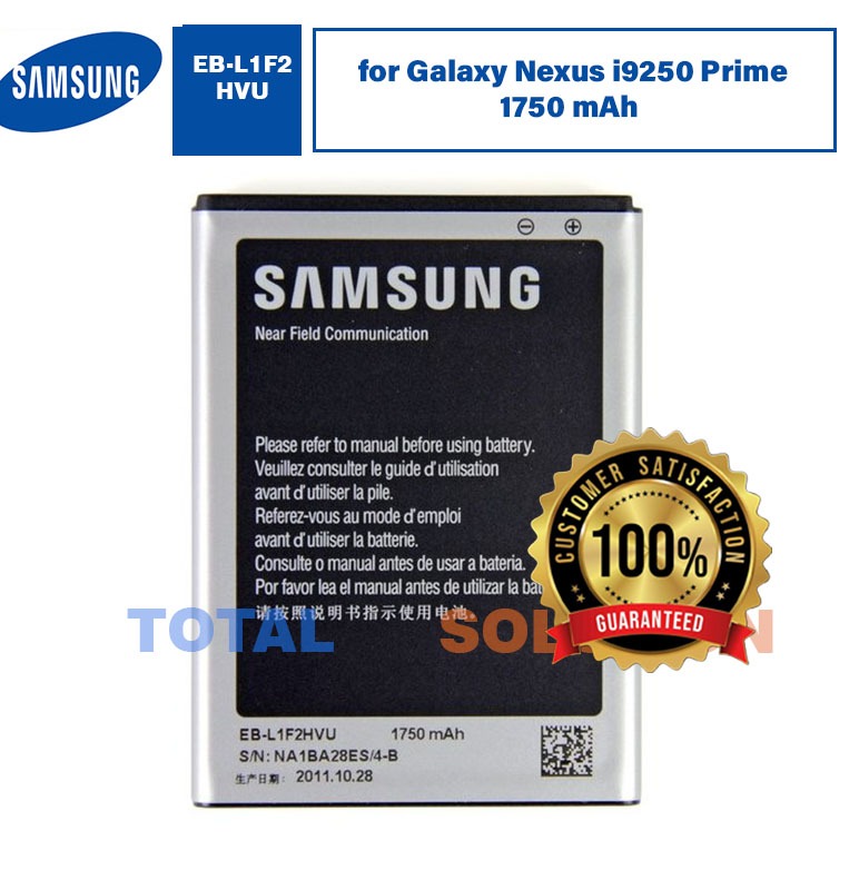 ORIGINAL Samsung EB-L1F2HVU Battery for Galaxy Nexus i9250 Prime 1750 mAh
