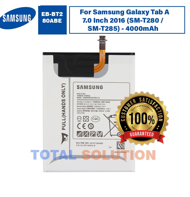 ORIGINAL SAMSUNG EB-BT280ABE BATTERY FOR GALAXY TAB A 7.0 INCH SM-T280 T285 4000mAh