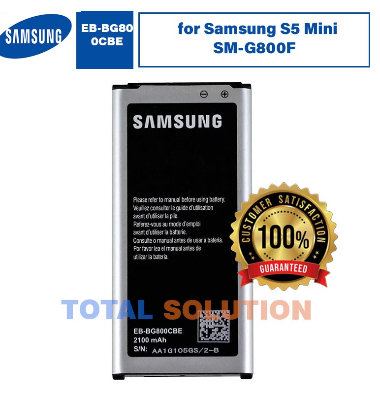 Original Samsung EB-BG800CBE 2100mAh Battery for Samsung S5 Mini SM-G800F