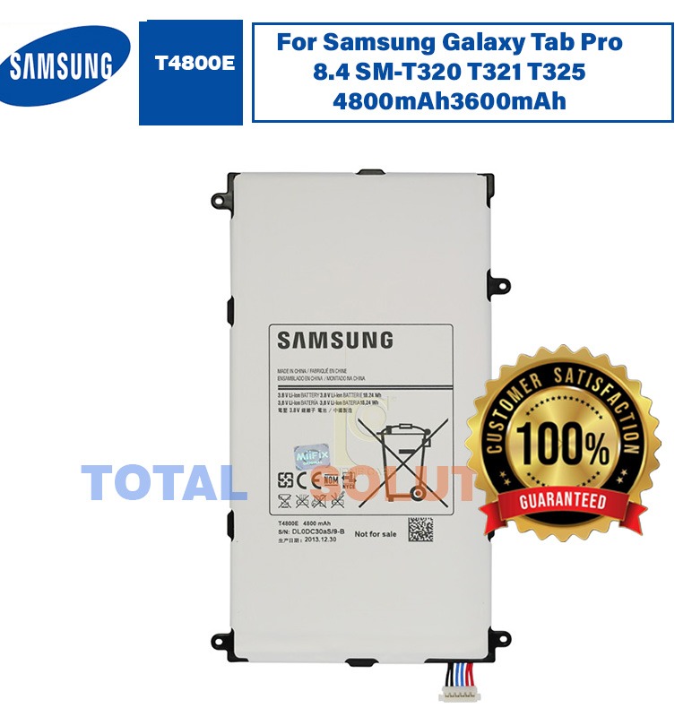 Original T4800E Battery For Samsung Galaxy Tab Pro 8.4 SM-T320 T321 T325 4800mAh