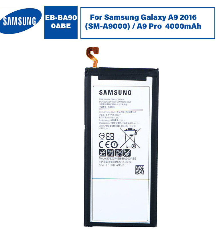 Original Samsung EB-BA900ABE Battery for Samsung Galaxy A9 Pro 5000 mAh