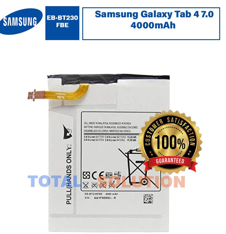 Original EB-BT230FBE Battery For Samsung Galaxy Tab 4 7.0 T230 T231 T235 4000mAh