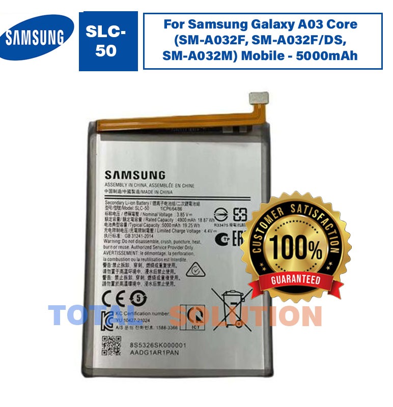 Original Brand New Samsung Galaxy A03 Core Mobile SLC-50 Battery