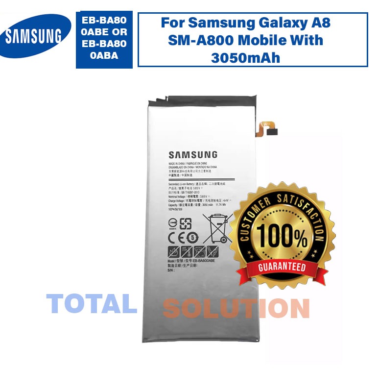 Original Samsung Galaxy A8 Duos (2015) Battery EB-BA800ABE - 3050mAh
