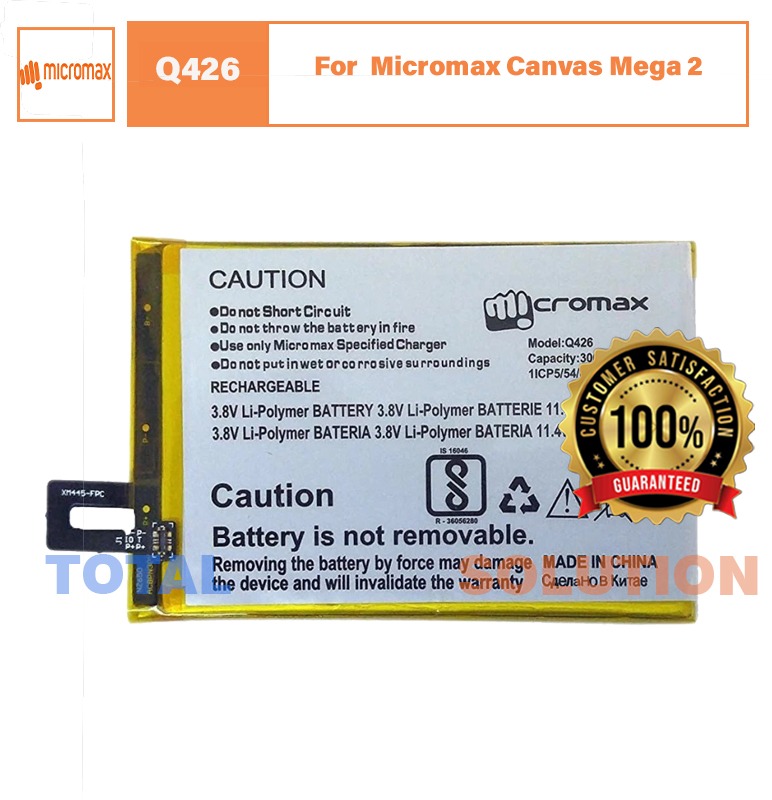 Original Micromax Canvas Mega 2 Q426 Battery with 3000mAh
