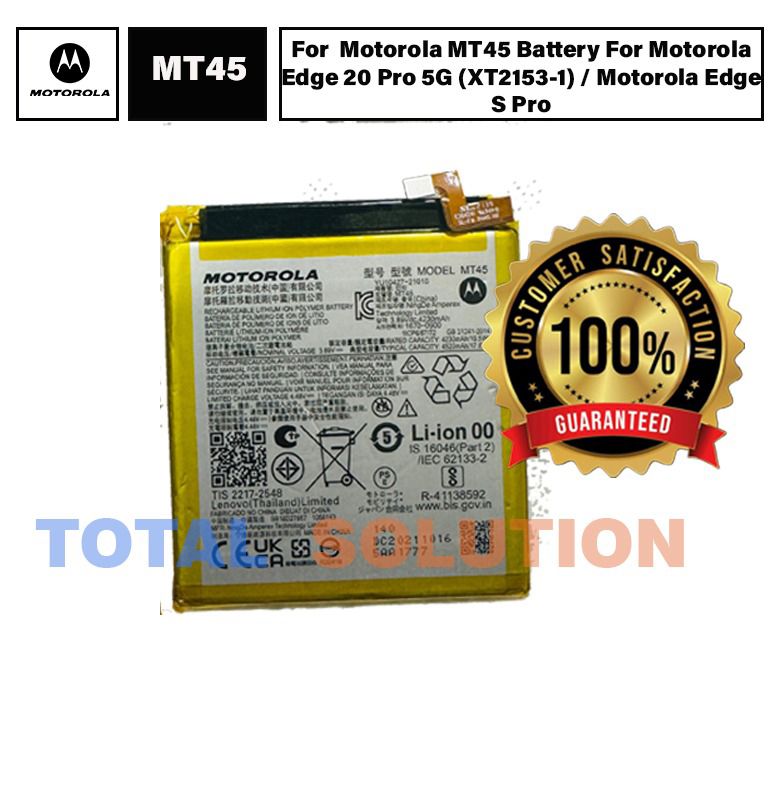 Original Motorola Edge 20 Pro (XT2153-1) / Edge S Pro Battery MT45 - 4520mAh